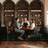 Bar Stools Set of 3/4 PU Leather 24 Inch Height Bar Chairs With Backrest