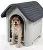 Plastic Dog Kennel Durable Weatherproof Pet House for Dogs, Cats & Small Animals