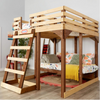 Loft Bed Wooden Ladder, Desk & Cargo Net Little Tikes Wood 4-in-1 Study Fort 5ft