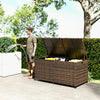 650L Garden Rattan Storage Deck Box Outdoor Patio Wheels Waterproof Zipped Liner