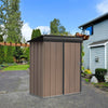 HEAVY DUTY 5ft x 3ft Steel Metal Shed Outdoor Garden Shelter Tools Store House