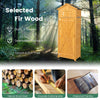 Outdoor Storage Shed Garden Tool Utility Cabinet Waterproof Asphalt Roof