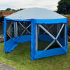 Hexagon Screen House Event Shelter Garden Pop Up Gazebo 3.5m Marquee party tent