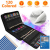 120 Colored Professional Artist Pencils Set Drawing Sketching Colouring Art Kit