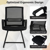 Office Guest Chair Ergonomic Reception Chair with Lumbar Support