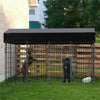 Outdoor Large Dog Kennel Pet House Puppy Training Run Cage PlayPen w/ Shed Cover