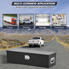 30x15x15'' Truck Bed Tool Box Heavy Duty Aluminum Diamond Plate ToolBox Storage
