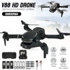 8K HD Drone Dual Camera WIFI FPV Foldable Selfie RC Quadcopter+3 Batteries