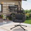 Rattan Egg Chair Swing Outdoor Garden Patio Hanging Wicker Hammock Pod Chair NEW