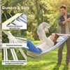 Cotton Hammock, Soft Portable Swing Chair w/Headrest, Refurbished