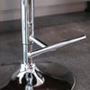 Velvet Swivel Bar Stools Set of 2 Swivel Kitchen Barstools Bar Chairs Grey Black
