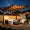 Metal Freestanding Hardtop Gazebo Aluminium Outdoor Pergola Waterproof for Patio