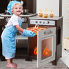 Kids Corner Wooden Playset Pretend Toddler Kitchens Cooking Toy Light