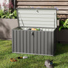 XLarge Outdoor Storage Box Metal Chest Cushion Shed Garden Patio Container 400L