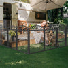 8 Panels XXL-Large Heavy Duty Dog Pet Playpen Exercise Enclosure Garden Fence