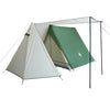 Camping Tent 3-Person Green Waterproof