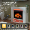 Electric Fireplace with Surround, LED Flame & Mood Light – Endeavour Ebberston
