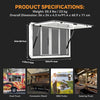 36"x24" Concession Stand Serving Window Opening for Food Truck Service Awning