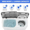 8.5KG Twin Tub Portable Clothes Washing Machine Mini Laundry Washer Spin Dryer