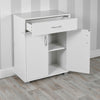 Wooden Free Standing Side Corner Cabinet Cupboard Hallway Living Room Storage