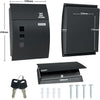 Post Box Parcel Box Combo | Lockable | Outdoor Letter & Package Storage