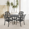 Garden Furniture Set 5 Piece Table Padded Seat Patio Camping Outdoor Balcony Set