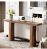 160cm Farmhouse Console Table Narrow Wooden Entryway Sofa Table for Living Room