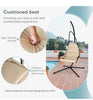 Swing Chair Outdoor Indoor Hanging Chair with Extra-wide and Cushioned Seat