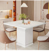 90CM Square Dining Table with 2 Placemats, Small Dinner Kitchen Table with Base