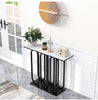 100cm Modern Console Table Faux Marble Narrow Entryway Hallway Table Accent Desk