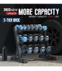 3 Tier Dumbbell Rack Stand Weight Rack for Dumbbells Home Gym Storage 1000lbs