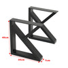 2 Industrial Black Metal Table Legs Steel Furniture Stand for Bench/Coffee Desk
