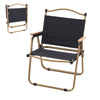 Folding Camping Chair Portable Outdoor OxfordCloth Seat Alum Frame Beach Fishing