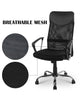 Office Swivel Chair Mesh High Back Executive Adjustable Seat Recline Chair NS