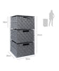 EHC 3 Drawer Storage Cabinet for Bedroom/Bathroom - 4 colours