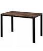 Industrial Space Saving Dining Table and 2 Chiars Bench Set Kitchen Dining Set