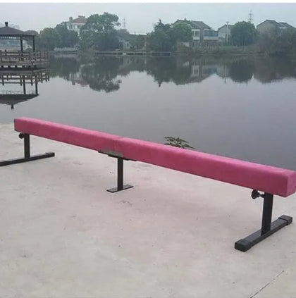 8 ft Sectional Adjustable Risers Practice Gymnastic Beam High Quality Cover&Base