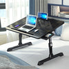 Folding Laptop Table Bed Tray Sofa Lap Desk Notebook Stand Adjustable Height NEW