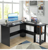 L-Shaped Corner Computer Desk PC Table Writing Desk Workstation Home Office