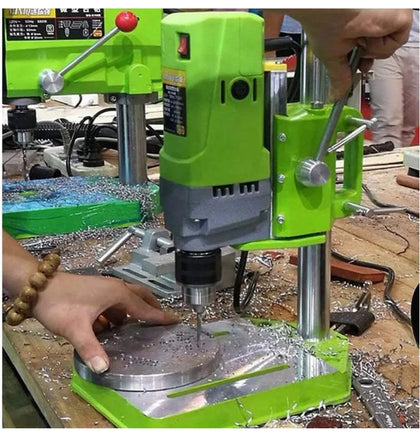 710W Bench Drill Press Stand 5 Speed Pillar Drilling Workbench Woodworking Tools