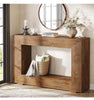 47 Inch Farmhouse Console Table, Narrow Wooden Entryway Sofa Table for Hallway
