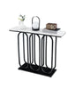 100cm Modern Console Table Faux Marble Narrow Entryway Hallway Table Accent Desk