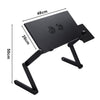 Laptop Stand Desk Table Adjustable Folding Computer Table Portable Sofa Lap Tray