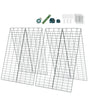 2-Piece Green Cucumber Garden Trellis A-Frame Grow Support for Climbing Plant