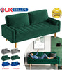 2 Seater 3 Seater Velvet Sofa Modern Couch Love Seat Settee Room Apartment Home