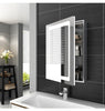 Bathroom Mirror Cabinet With LED Shaver Socket Demister Illuminated 600/700mm UK