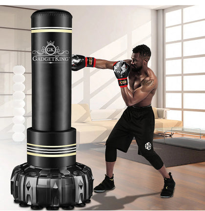 FREE STANDING PUNCH BAG STAND UP PEDESTAL KICK BOXING MMA HEAVY DUTY KICKBOXING
