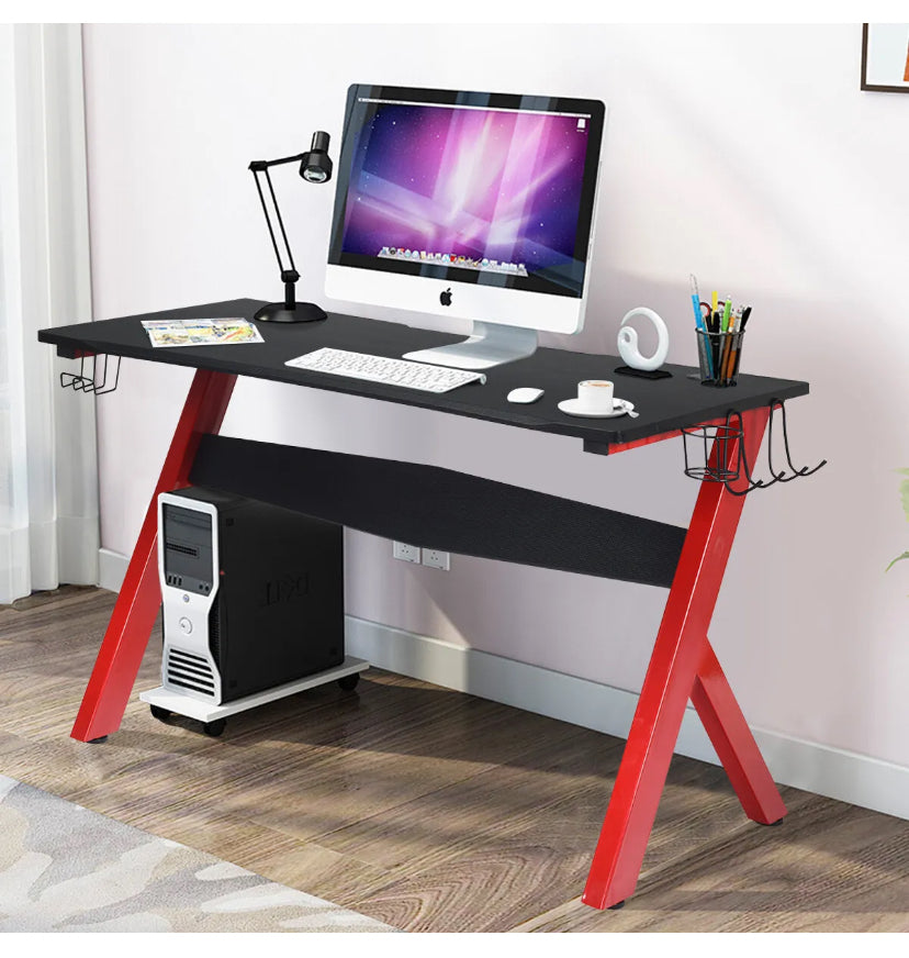 Game Gaming Computer Desk Workstation Ergonomic PC Racing Table W/ Mou ...
