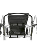 Ultra lightweight rollator wheeled walking aid frame 4 wheel mobility walker