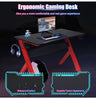 Game Gaming Computer Desk Workstation Ergonomic PC Racing Table W/ Mouse Pad